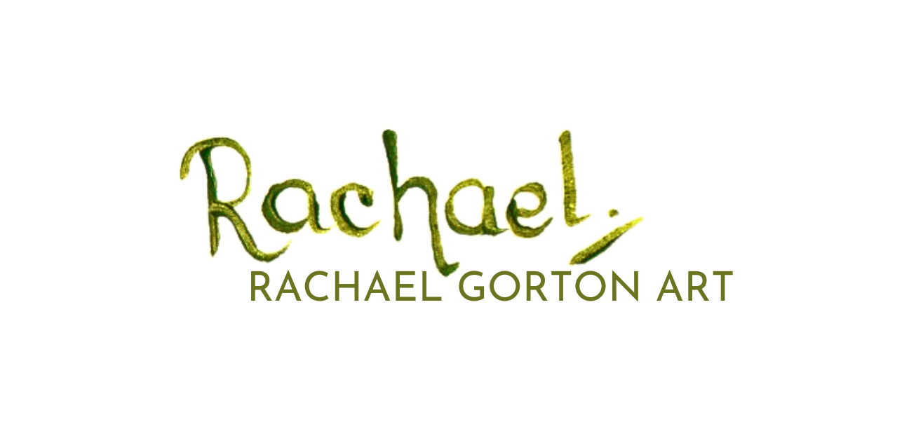 Artist's logo: name handwritten in green